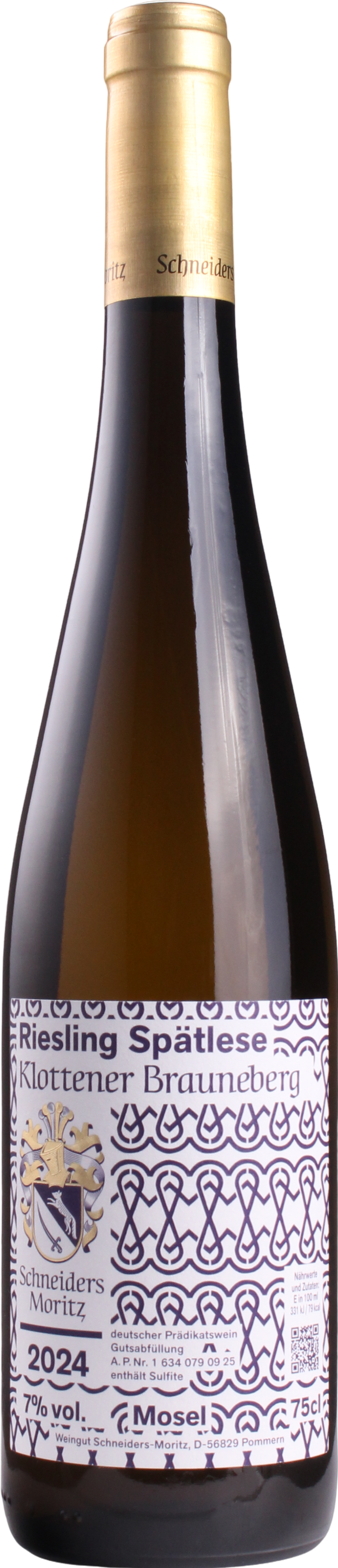 Klottener Brauneberg Riesling Spätlese
