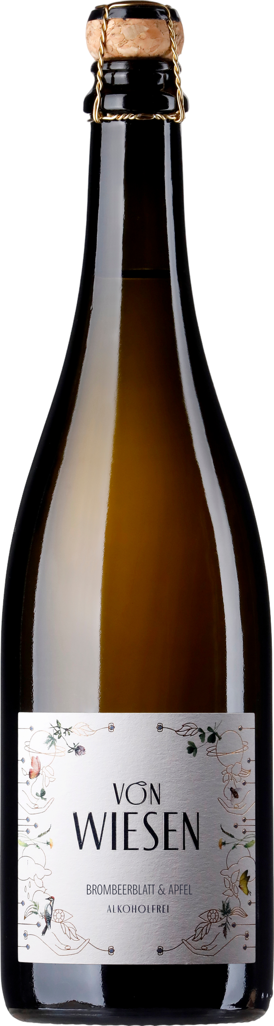 Von Wiesen Alkoholfrei Brombeerblatt & Apfel