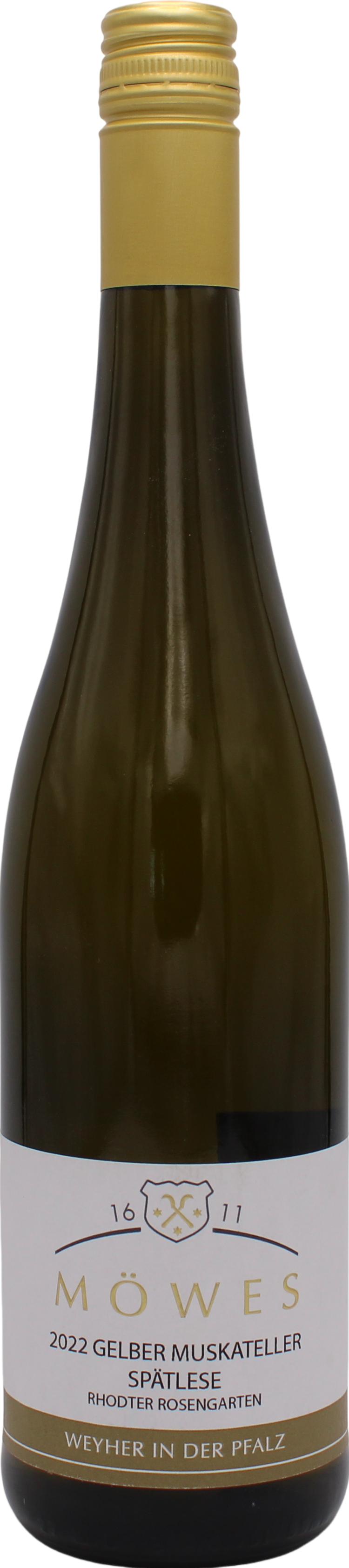 Rhodter Rosengarten Muskateller Spätlese feinherb